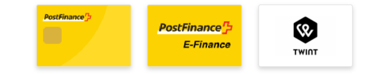 PostFinance,E Finance und Twint