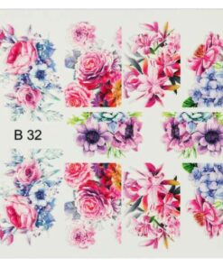 Nagelsticker (B32) - 3D