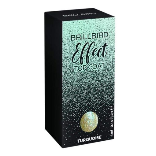 Effect Top Coat – Turquoise 4ml - Image 1