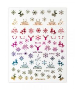 Nagelsticker Christmas Rainbow (WG-445)
