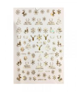 Nagelsticker Christmas Holo Gold (WG-445)