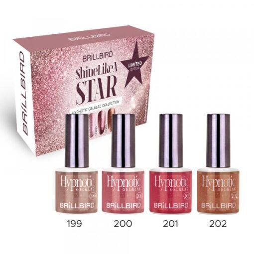 Hypnotic Gel&Lack Set Shine like a STAR  4x8ml - Image 1