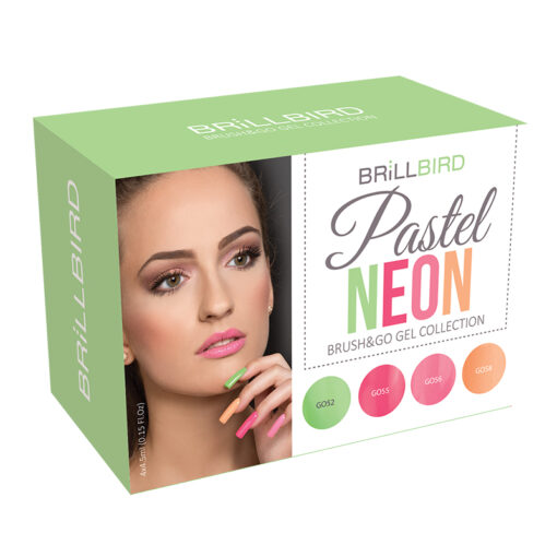 Brush&Go Farbegel Set Pastel Neon - Image 1