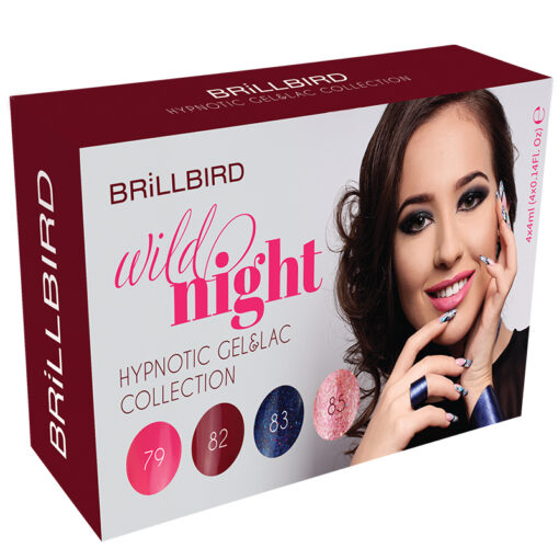 Hypnotic Gel&Lac Set Wild Night 4x4ml - Image 1