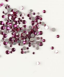 Strasssteine SS3 Fuchsia 100stk
