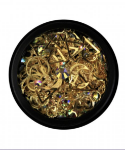 Mixed Nagel decoration in halter - Metal 1