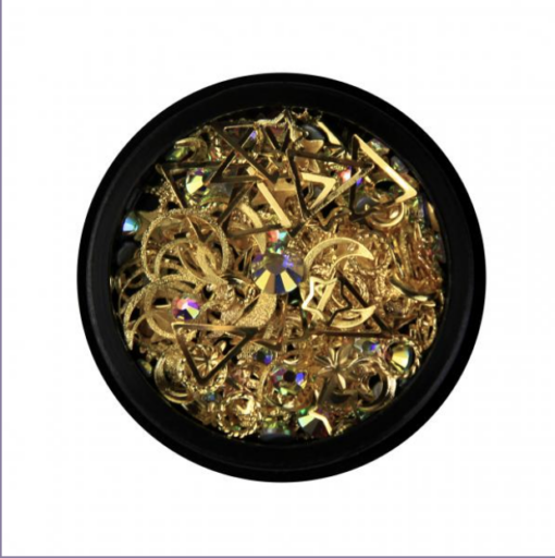 Mixed Nagel decoration in halter - Metal 1 - Image 1