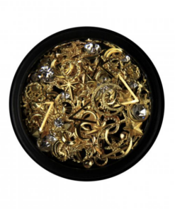 Mixed Nagel decoration in halter - Metal 2