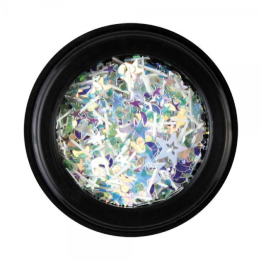 Mixed Nagel decoration in halter - Sterne 1 - Image 1