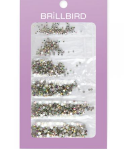 Rhinestone Mix in 6 grosse - Crystal AB