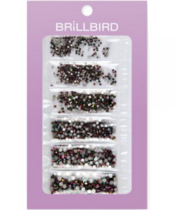 Rhinestone Mix in 6 grosse - Volcano