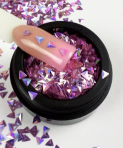 3D Triangle – Violet