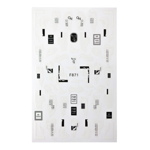Nagelsticker (F871) - Image 1