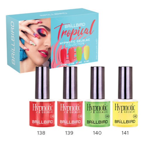Hypnotic Gel&Lack Set Tropical 4x8ml - Image 1