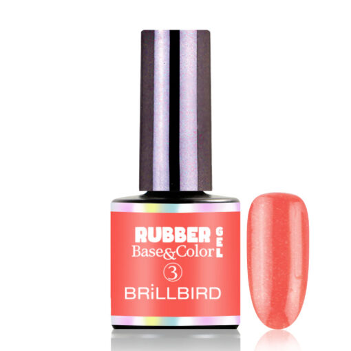 Rubber Gel Base&Coral 03 8ml - Image 1