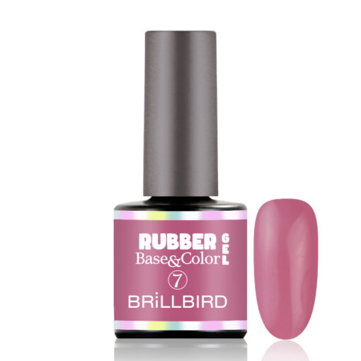 Rubber Gel Base&Coral 07 8ml - Image 1