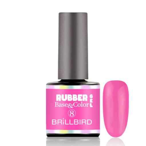 Rubber Gel Base&Coral 08 8ml - Image 1