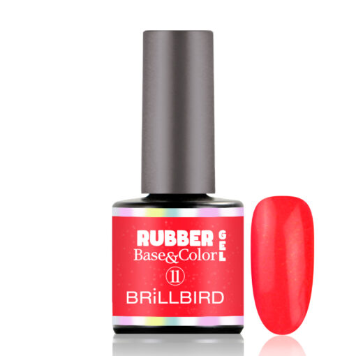 Rubber Gel Base&Coral 11 8ml - Image 1