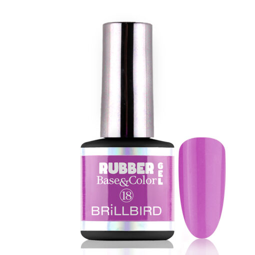 Rubber Gel Base&Coral 18 8ml - Image 1