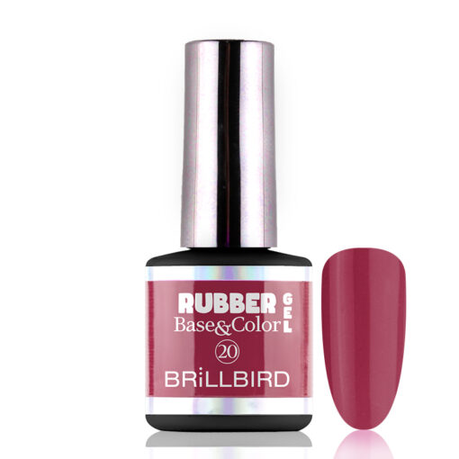 Rubber Gel Base&Coral 20 8ml - Image 1