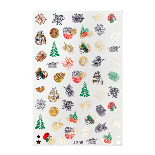Nagelsticker Be Merry J306 - Image 1