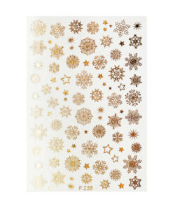 Nagelsticker Golden Flakes F236