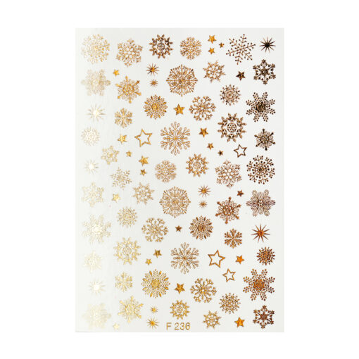 Nagelsticker Golden Flakes F236 - Image 1