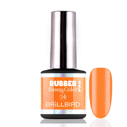 Rubber Gel Base&Coral 34 8ml - Image 1