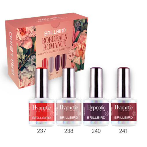 Hypnotic Gel&Lack Set Bordeaux Romance 4x4ml - Image 1