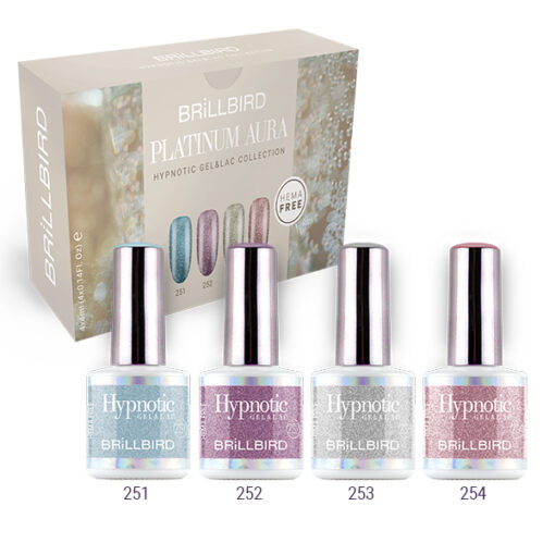Hypnotic Gel&Lack Set Platinum Aura 4x4ml - Image 1
