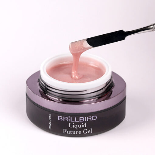 Liquid Polygel - Shimmer Rose 15ml HF - Image 1