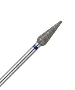 Drill Bit Diamantfräser – Spitze Tropfenform Blau