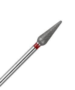 Drill Bit Diamantfräser – Spitze Tropfenform Rot